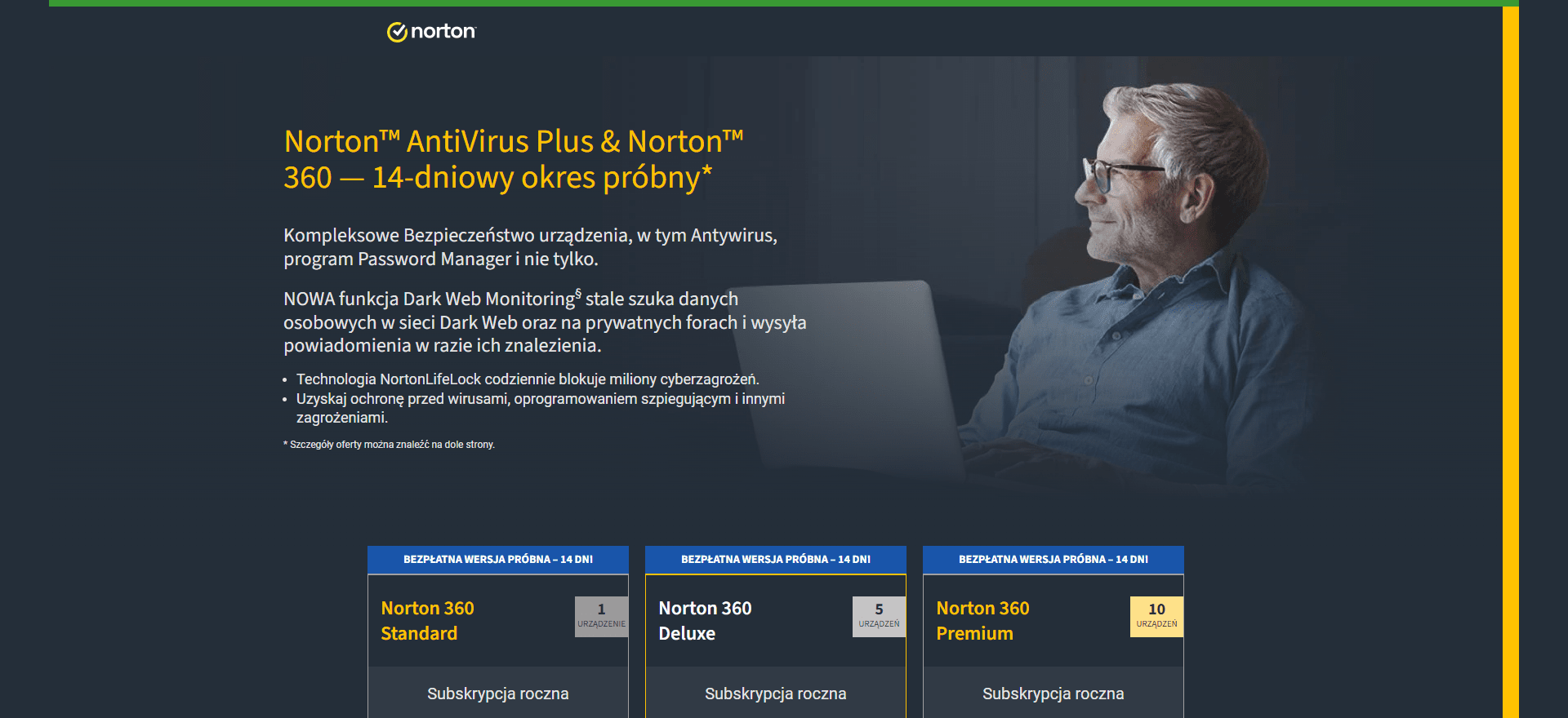 14-dniowy okres testowy Norton